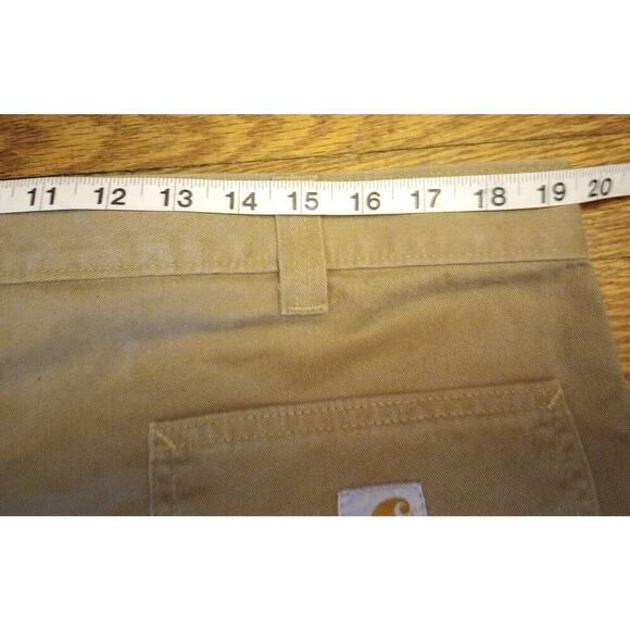 Carhartt Men’s Utility pants Sz 39x32 Tan Work Jeans Carpenter Pant - Picture 6 of 6